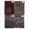 印伝調生地 お買得４点セット 各50×45cm (D) いんでん風スエード調生地 和雑貨作り レーヨン印伝風生地 和柄