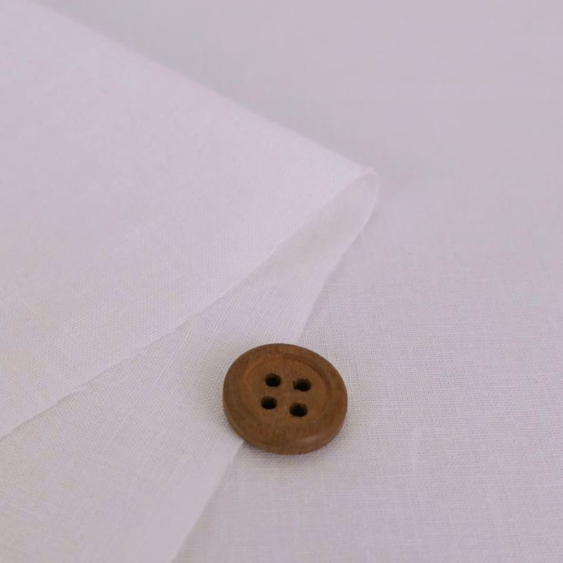 綿麻シーチング生地 (白/オフホワイト) コットンリネンラミー生地 国産ハーフリネン 日本製布地 20s