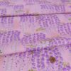 和柄コットン生地 藤の花(ピンク) 10cm単位 切り売り 和風花柄コットンこばやし生地 藤柄 女性浴衣生地 和調下り藤柄