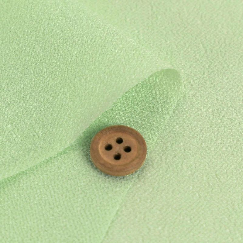 つまみ細工用カット済み生地・一越ちりめん(裏柳) 3cm角 20枚/100枚 裁断済みひとこしちりめん カット済縮緬布地 30ミリ角 黄緑色