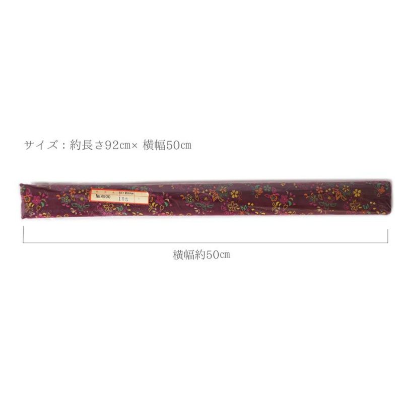 印伝調生地・彩花（92×50cm） 印伝風レーヨン生地 和風生地 スエード調 スエードタッチ和柄