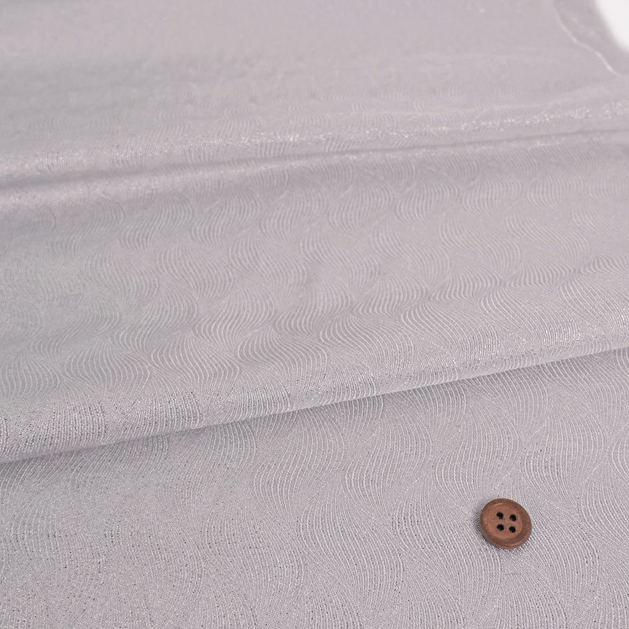 金襴生地(金らん) 干支向き 毛並み柄(銀) 10cm単位 切り売り 午年手作り用生地 西陣織きんらん うま押絵生地 馬押し絵 うま年