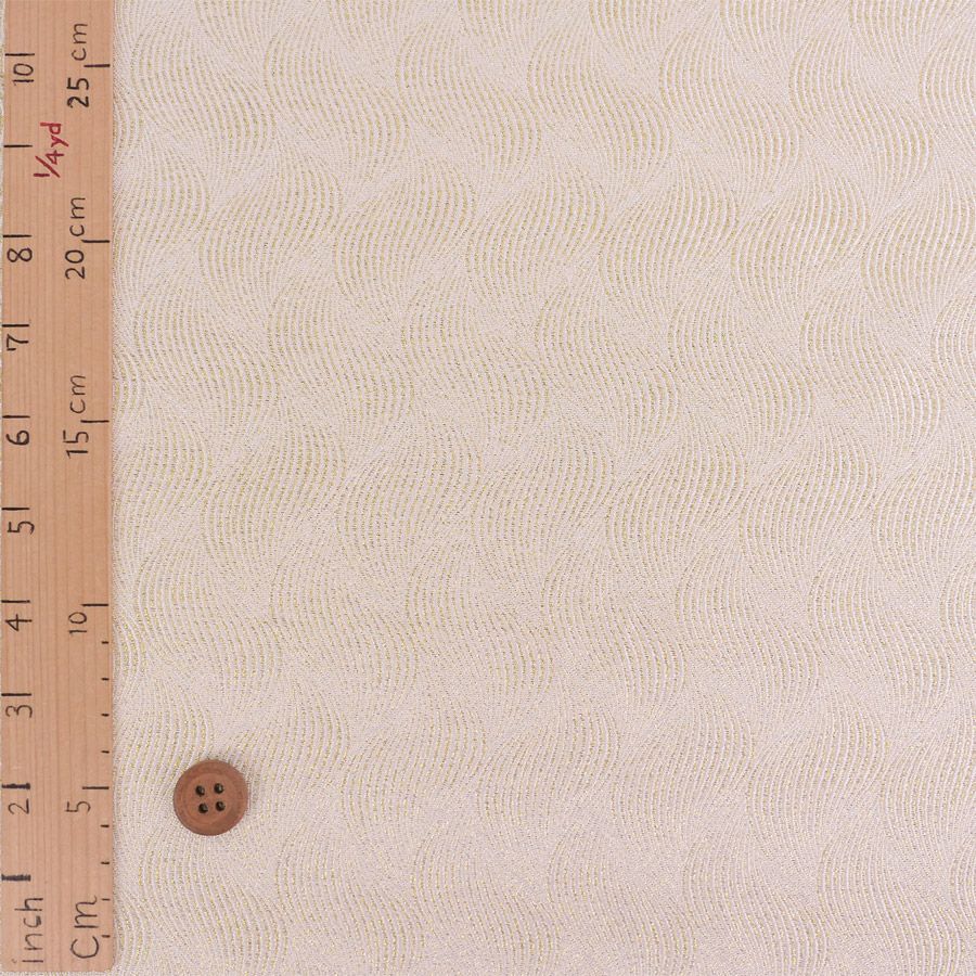 金襴生地(金らん) 干支向き 毛並み柄(金) 10cm単位 切り売り 午年手作り用生地 西陣織きんらん うま押絵生地 馬押し絵 馬年