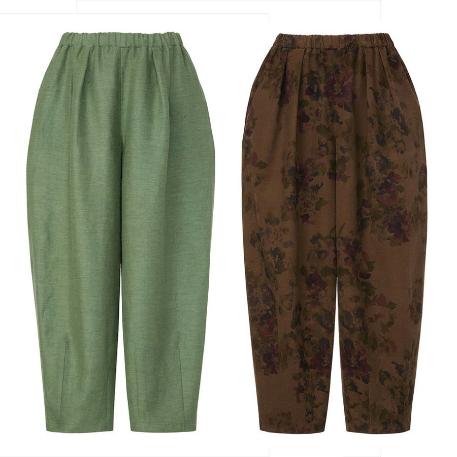 実物大型紙・コクーンパンツ