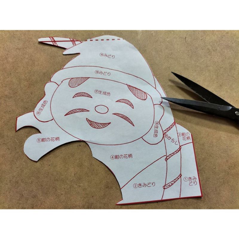 押し絵キット 開運招福七福神「恵比寿」