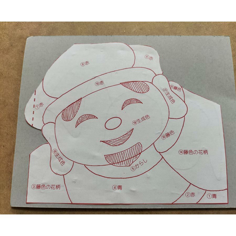 押し絵キット 開運招福七福神「大黒天」