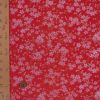金襴生地(金らん) 桜花の舞(赤) 10cm単位 切り売り