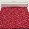 金襴生地(金らん) 桜花の舞(赤) 10cm単位 切り売り
