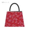金襴生地(金らん) 桜花の舞(赤) 10cm単位 切り売り