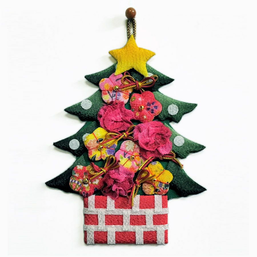 押絵キット メリークリスマス |生地 和柄/和布/ちりめん手芸通販布がたり