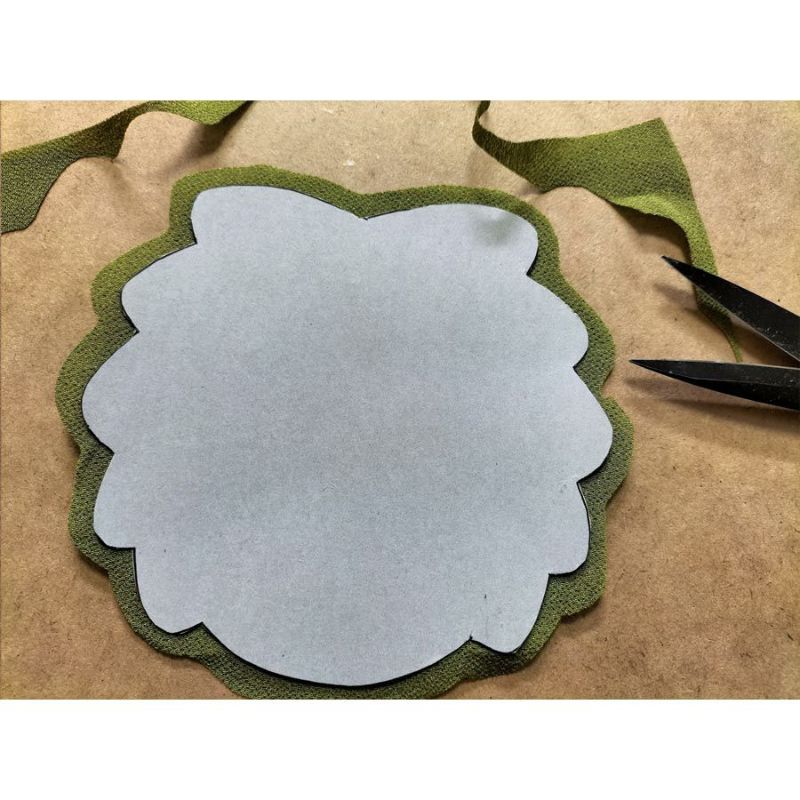 押絵キット 迎春の花リース