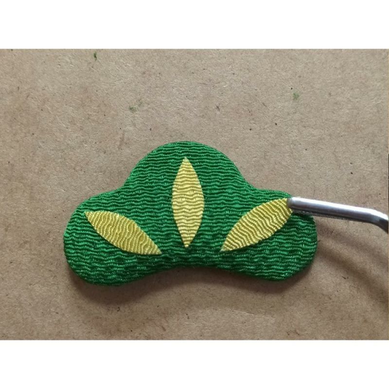 押絵キット 迎春の花リース