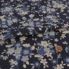 和柄コットン生地 藍染め調しだれ桜(藍) 10cm単位 切り売り