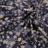 和柄コットン生地 藍染め調しだれ桜(藍) 10cm単位 切り売り