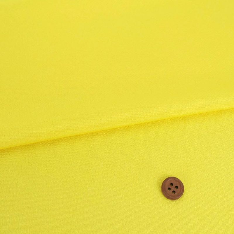  無地ちりめん生地(グレープフルーツ) 10cm単位 切り売り 黄色系