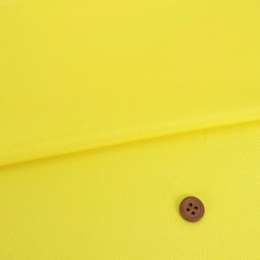  無地ちりめん生地(グレープフルーツ) 10cm単位 切り売り 黄色系