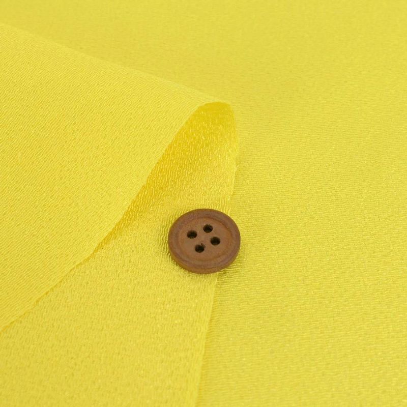  無地ちりめん生地(グレープフルーツ) 10cm単位 切り売り 黄色系