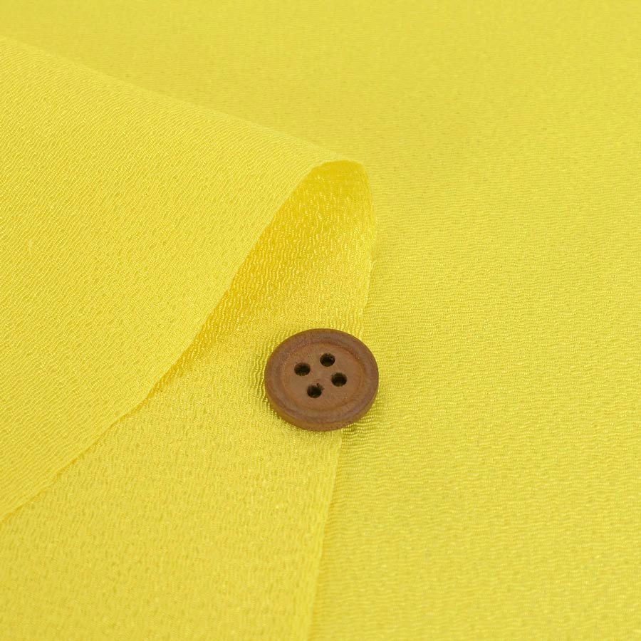  無地ちりめん生地(グレープフルーツ) 10cm単位 切り売り 黄色系