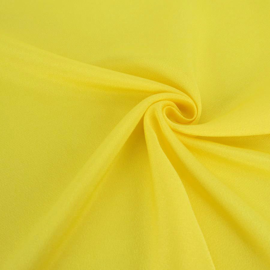  無地ちりめん生地(グレープフルーツ) 10cm単位 切り売り 黄色系