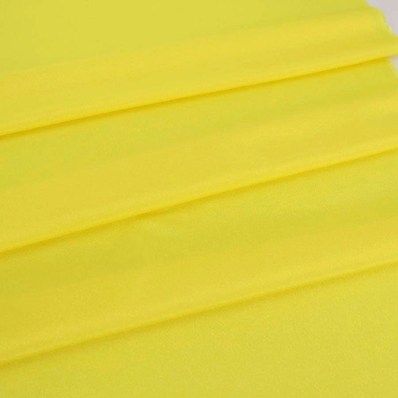  無地ちりめん生地(グレープフルーツ) 10cm単位 切り売り 黄色系