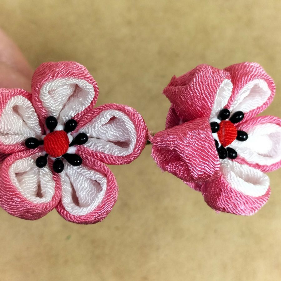 ちりめん手芸キット お細工門松ミニチュア 正月飾りハンドメイド