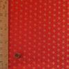 光沢ジャカード 麻の葉(赤) 10cm単位 切り売り