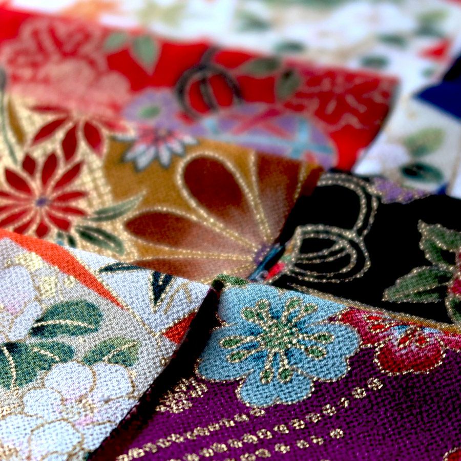 金箔一越ちりめん12枚セット 各約34×25cm