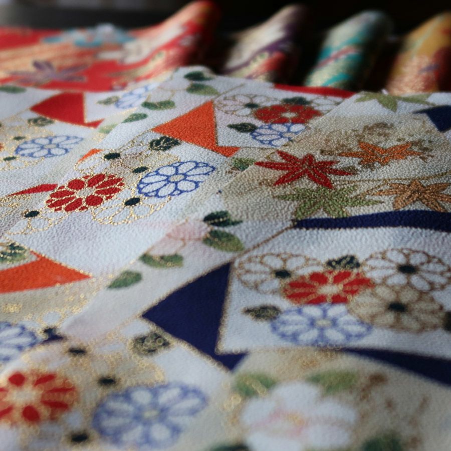 金箔一越ちりめん12枚セット 各約34×25cm