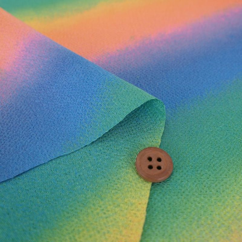 ちりめん生地グラデーション(虹霞) 10cm単位 切り売り