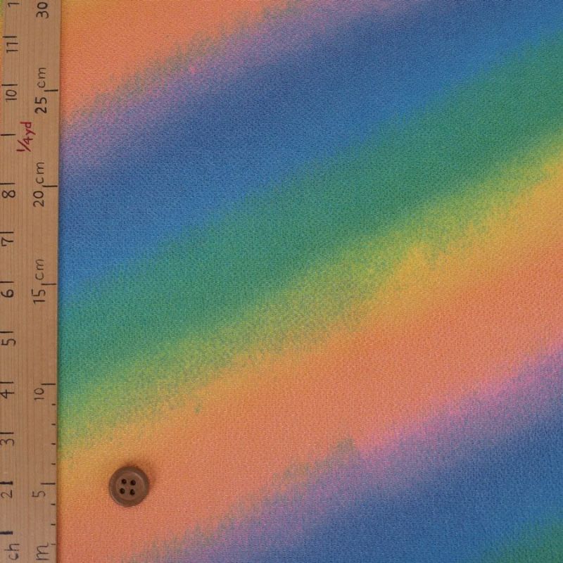 ちりめん生地グラデーション(虹霞) 10cm単位 切り売り