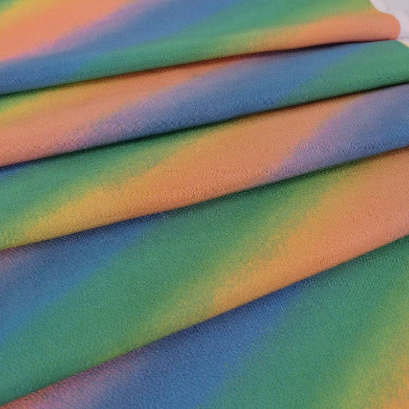 ちりめん生地グラデーション(虹霞) 10cm単位 切り売り