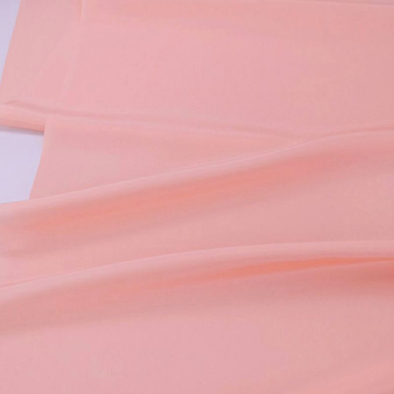 正絹パレスちりめん 無地(薄さんご色) 10cm単位 切り売り