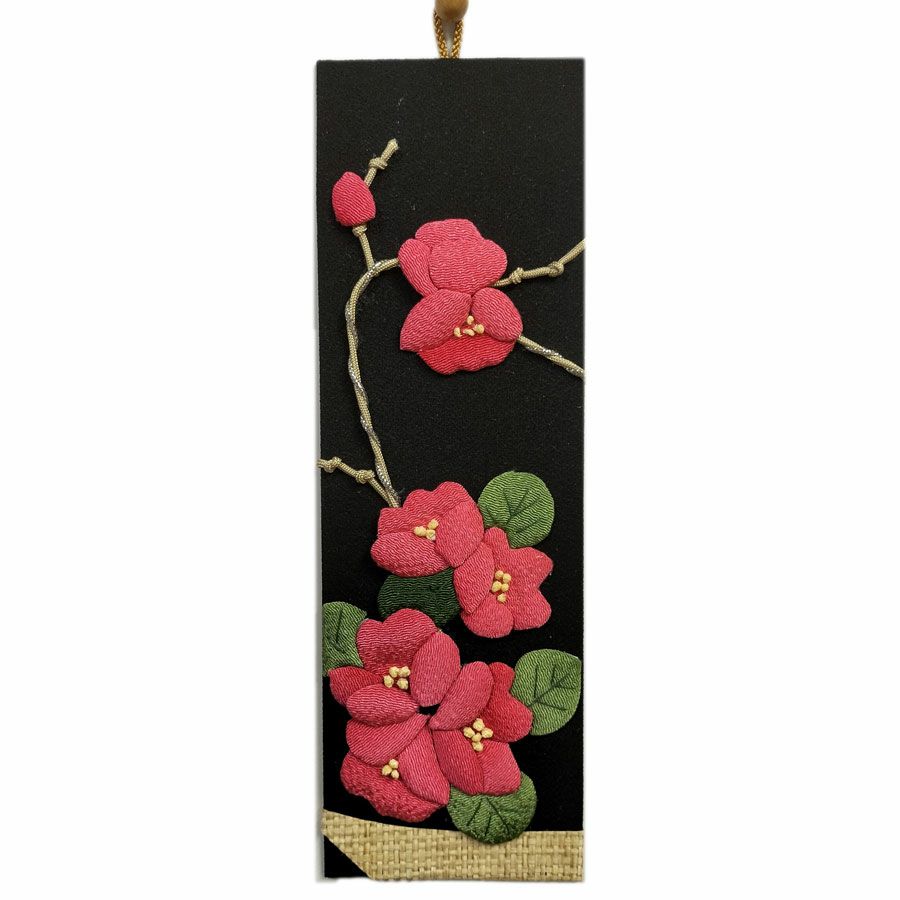 ちりめん手芸キット もてなしの花 2月 ボケ(木瓜)
