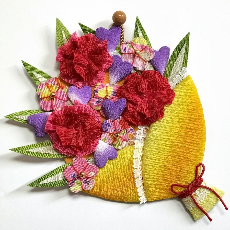 押絵キット 贈る花束 |生地 和柄/和布/ちりめん手芸通販布がたり