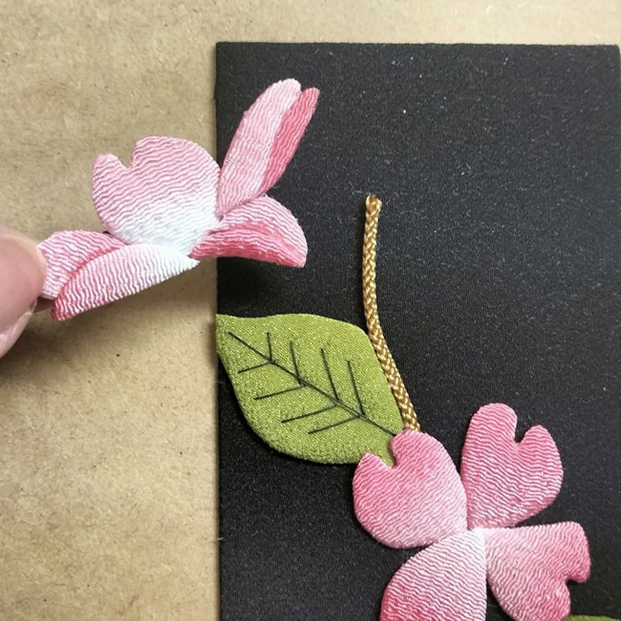 ちりめん手芸キット もてなしの花 4月 ハナミズキ(花水木)
