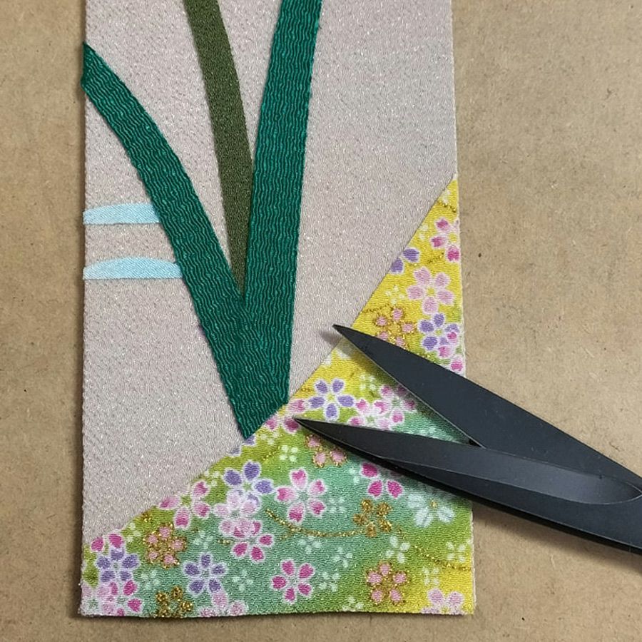 ちりめん手芸キット もてなしの花 5月 アヤメ(菖蒲)｜五月の和風飾り