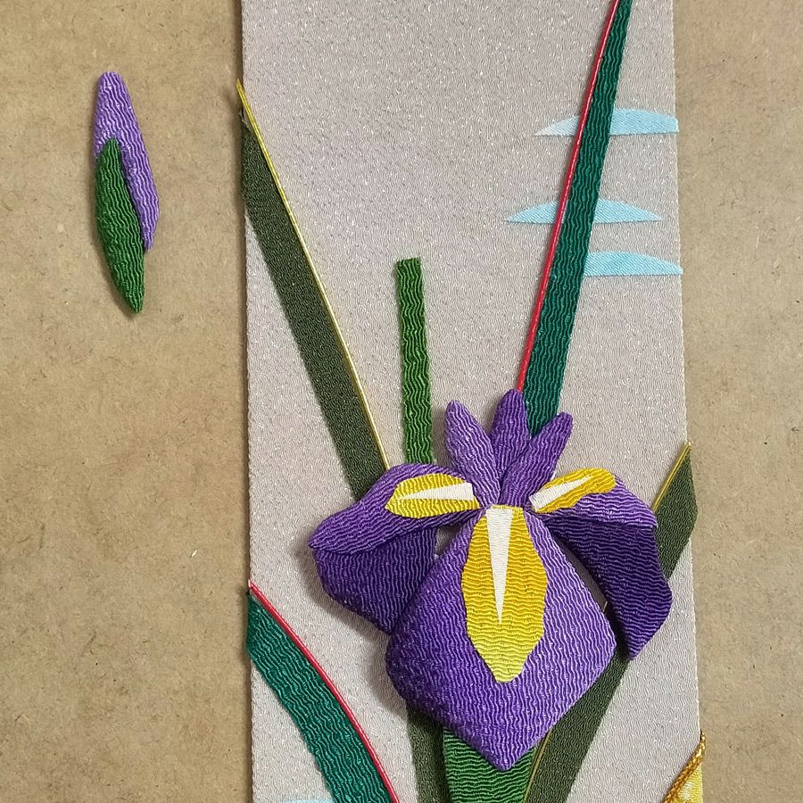 ちりめん手芸キット もてなしの花 5月 アヤメ(菖蒲)