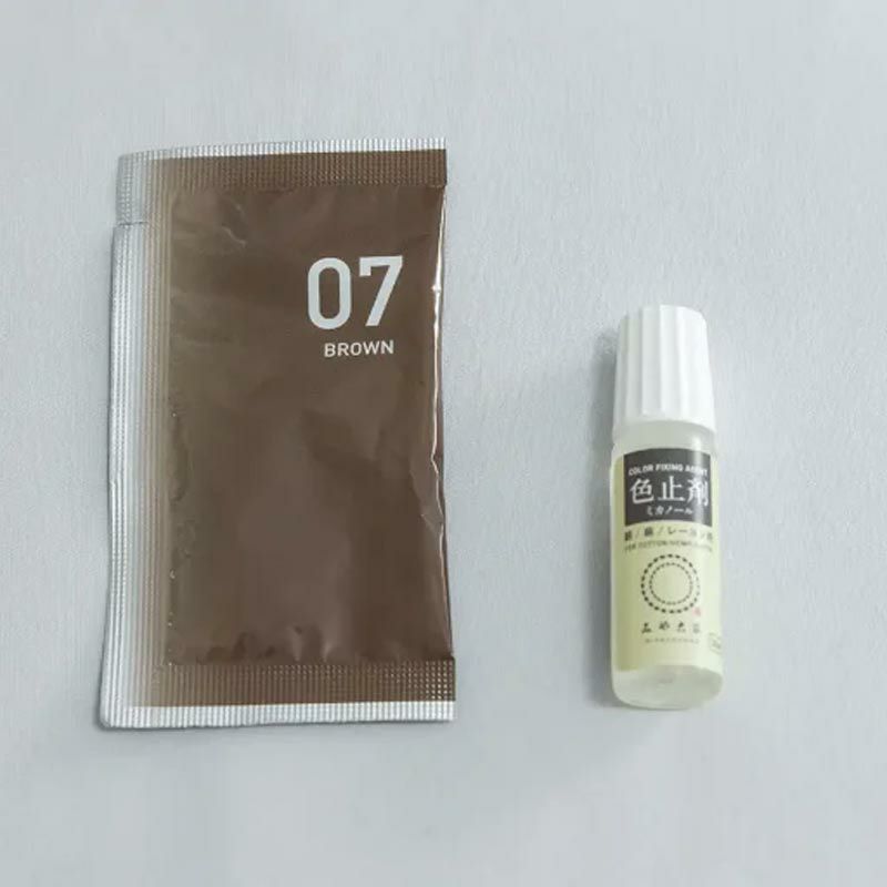  染色剤 みやこ染・コールダイオール10g 色止め剤付き
