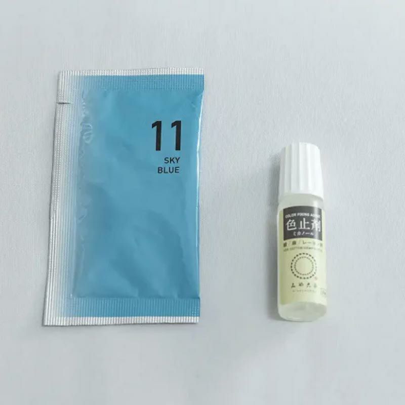  染色剤 みやこ染・コールダイオール10g 色止め剤付き