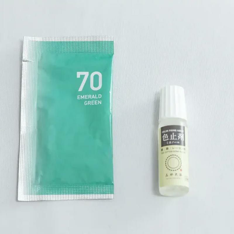  染色剤 みやこ染・コールダイオール10g 色止め剤付き