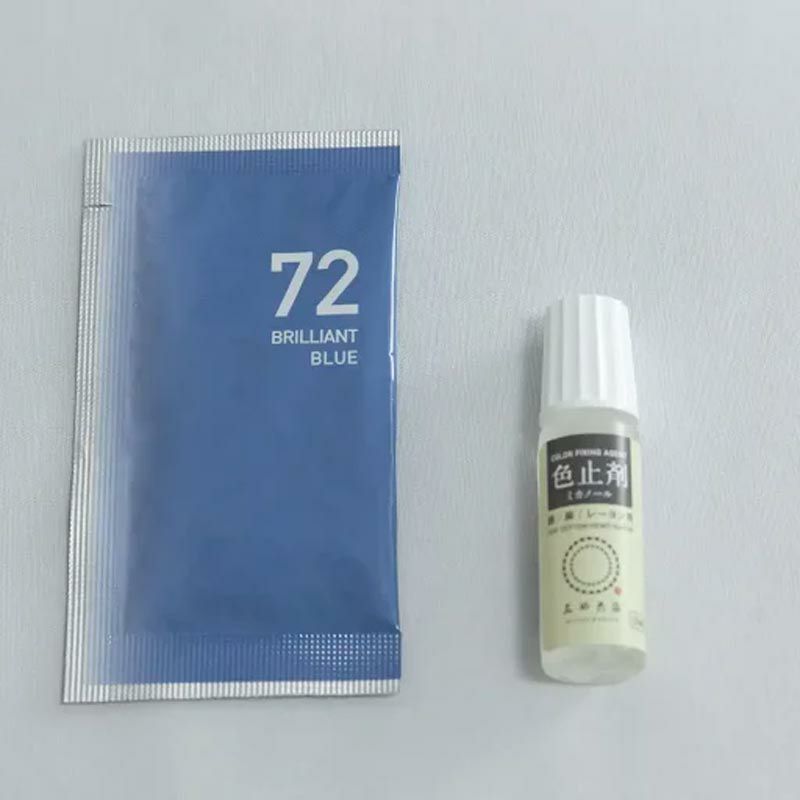  染色剤 みやこ染・コールダイオール10g 色止め剤付き