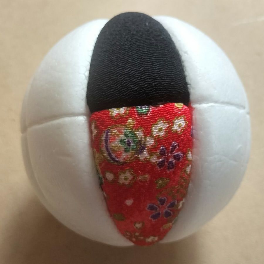 ちりめん手芸キット 房付き手まり 四季の花4種セット