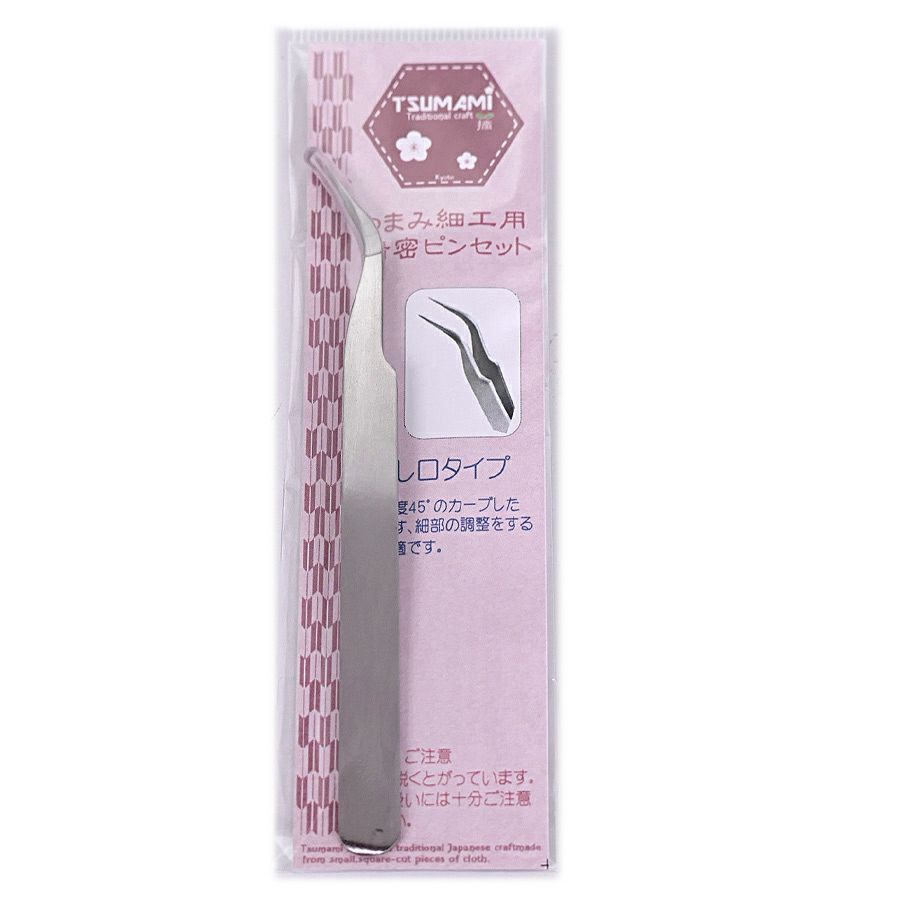  つまみ細工用精密ピンセット(C)わし口