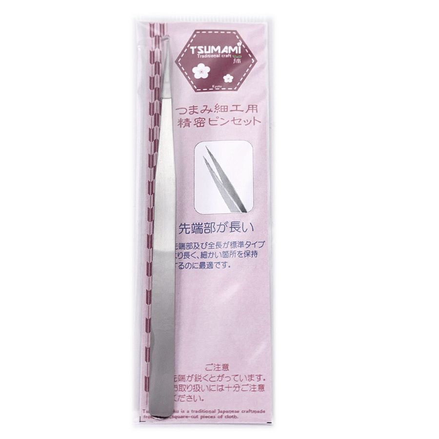 つまみ細工用精密ピンセット(A)14cm