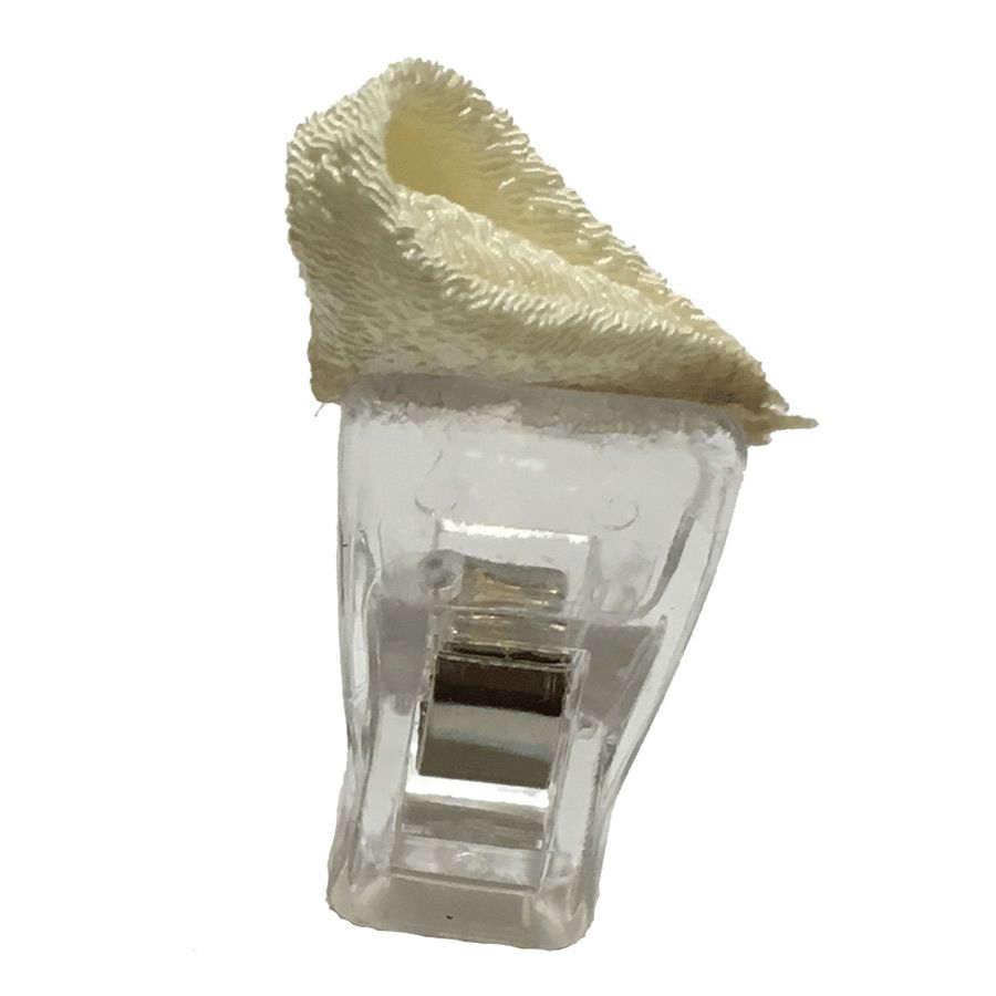 つまみ細工用仮止めクリップ6個入