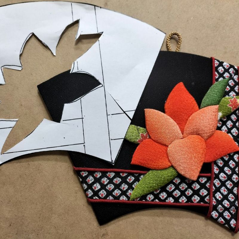 押し絵細工キット 末廣飾り 山百合