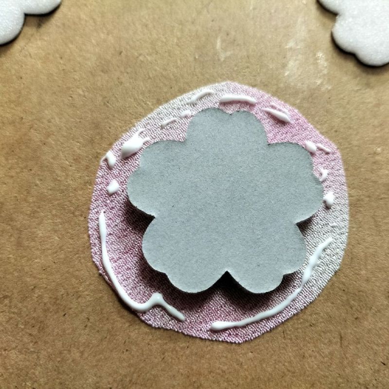 押し絵細工キット 末廣飾り 夜桜