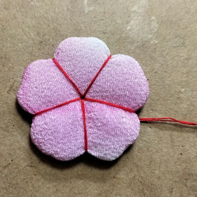 押し絵細工キット 末廣飾り 夜桜