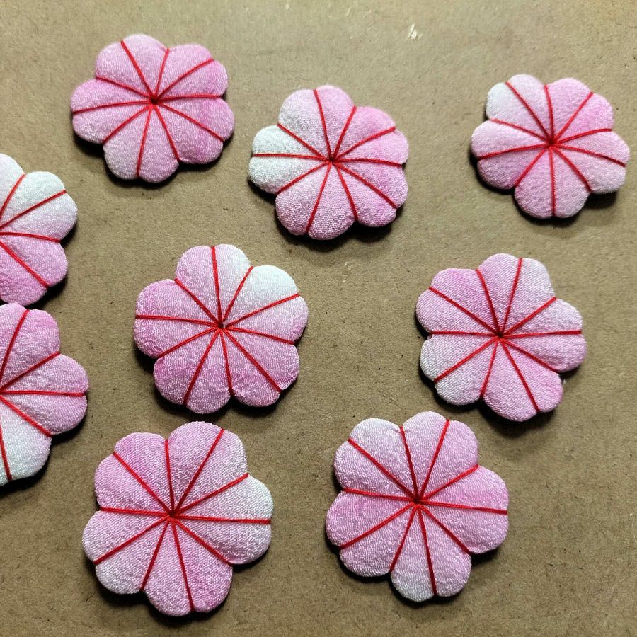 押し絵細工キット 末廣飾り 夜桜